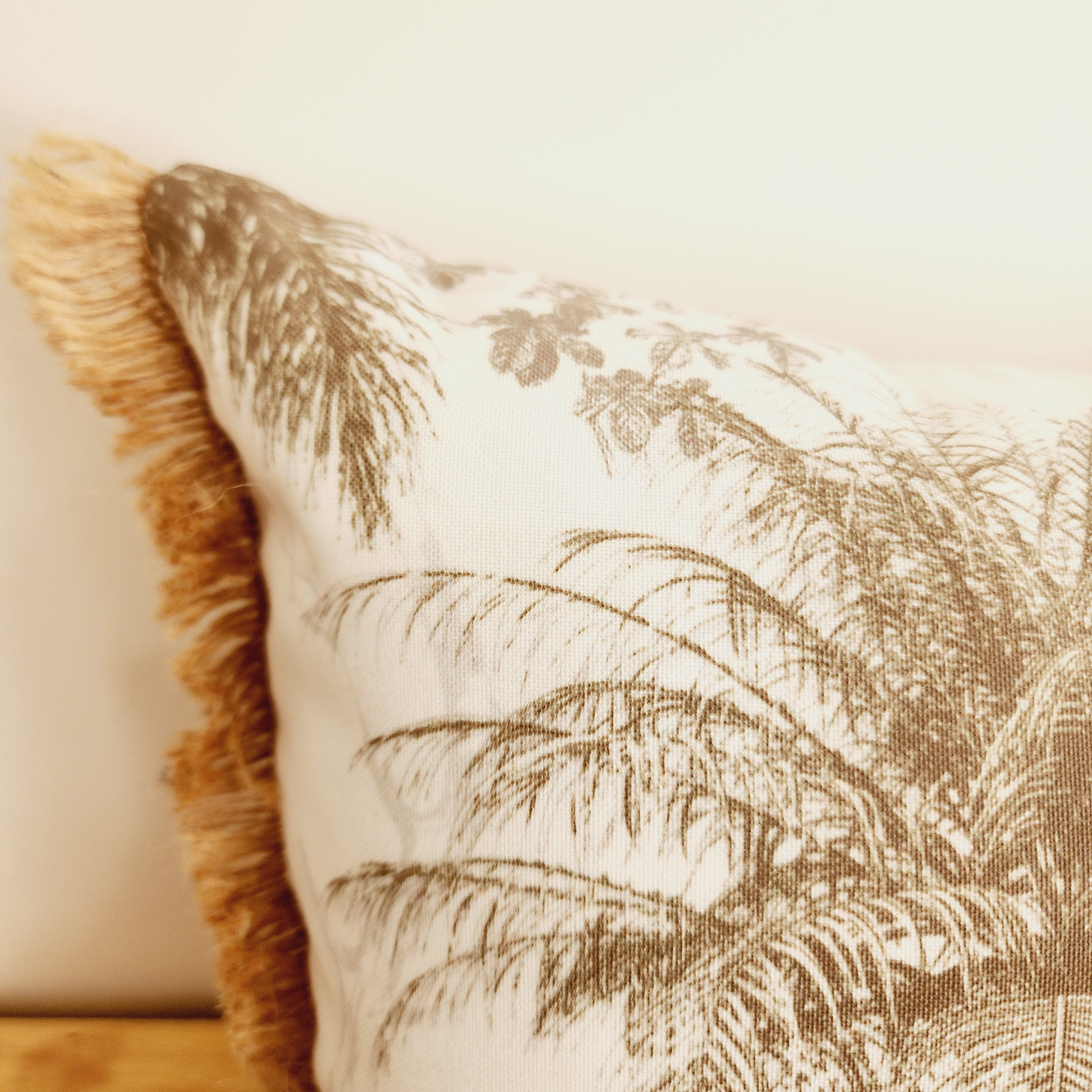 Vintage Palms Lumbar Cushion Cover | 30x50cm