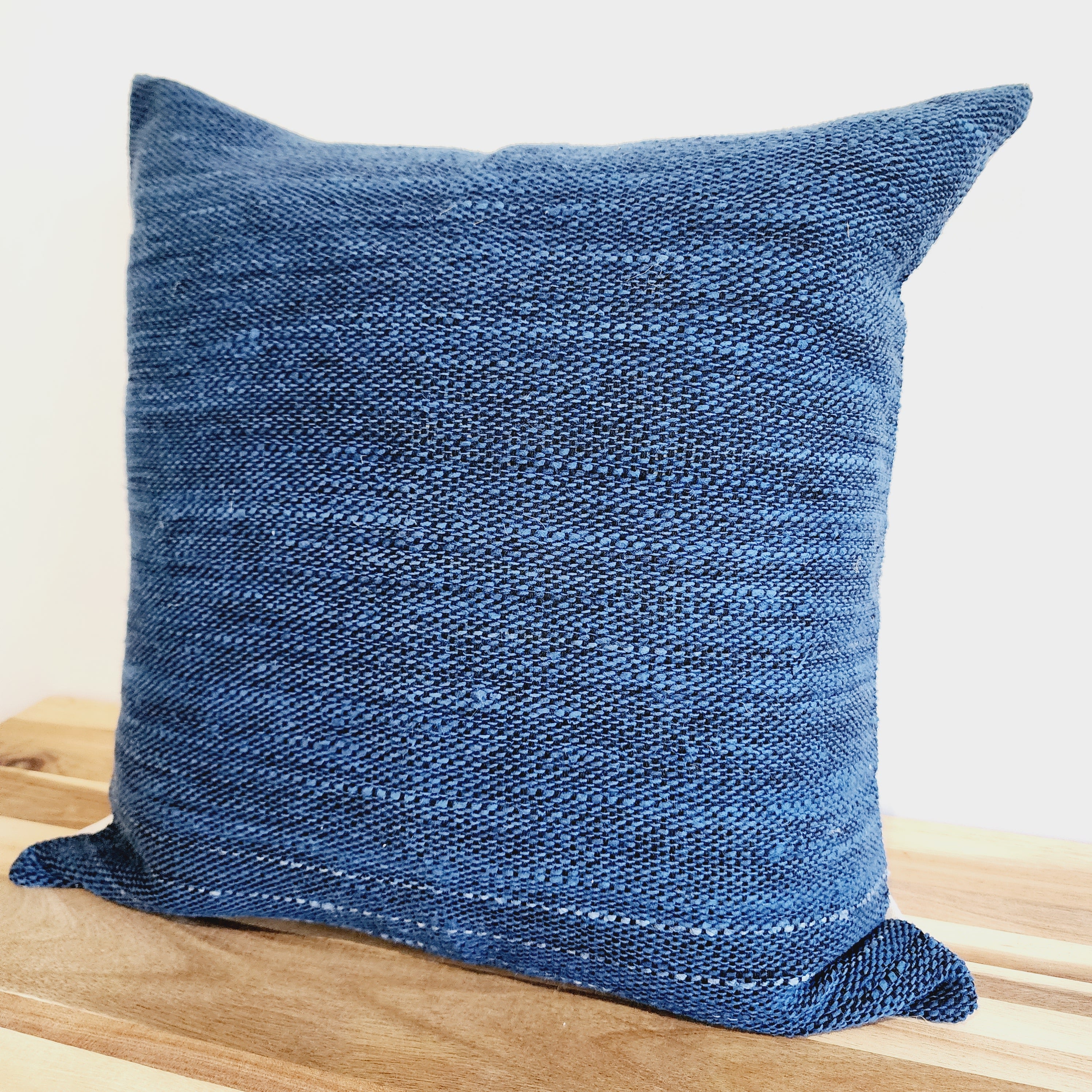 Hamptons Midnight Weave Cushion Cover | 50x50cm