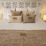 Coastal Husk Bed Runner | Cinnamon