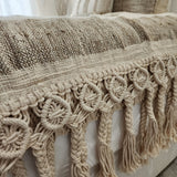 Coastal Retreat Macrame Throw