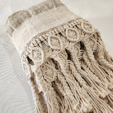 Coastal Retreat Macrame Throw