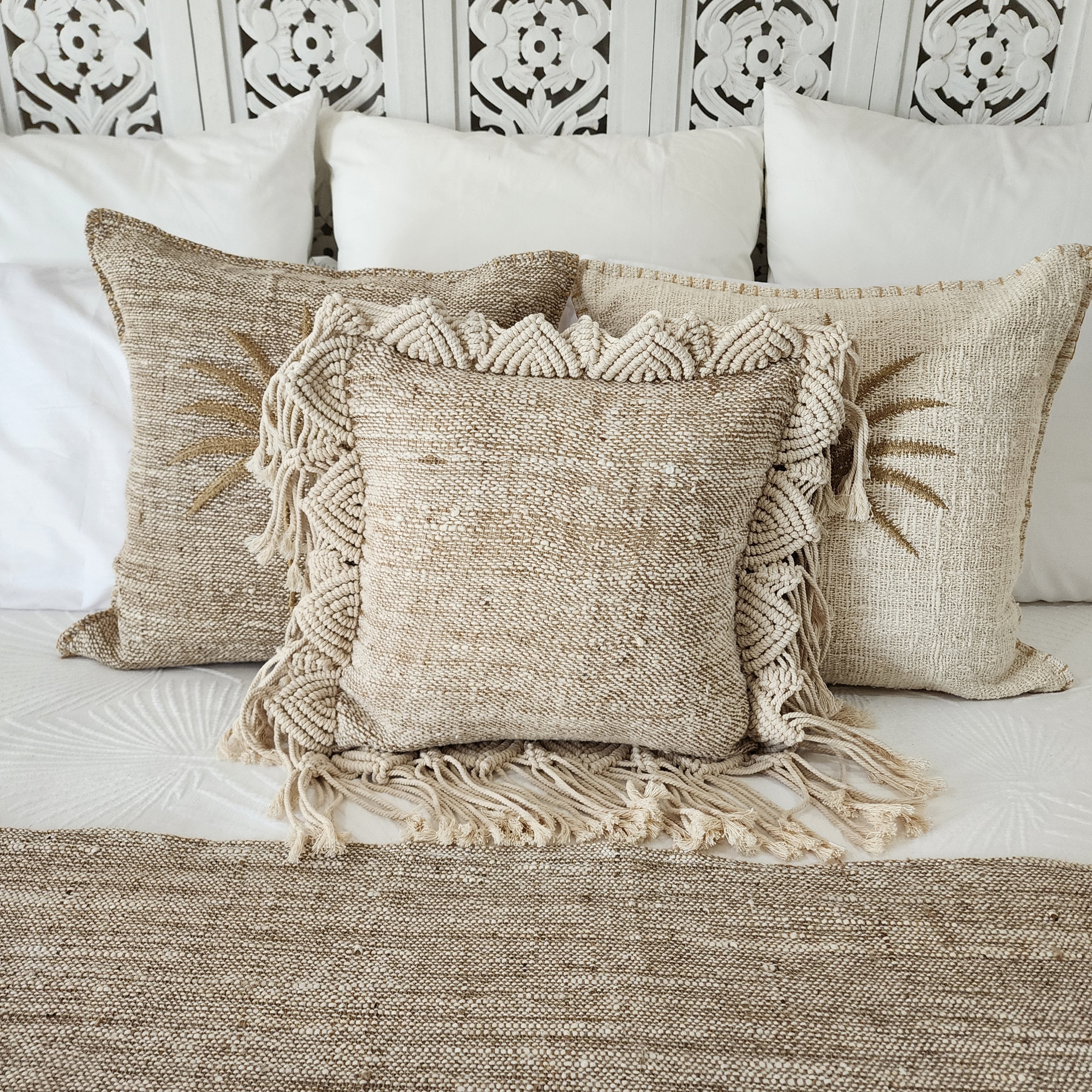 Noosa Macrame Luxe Cushion Cover | 45x45cm