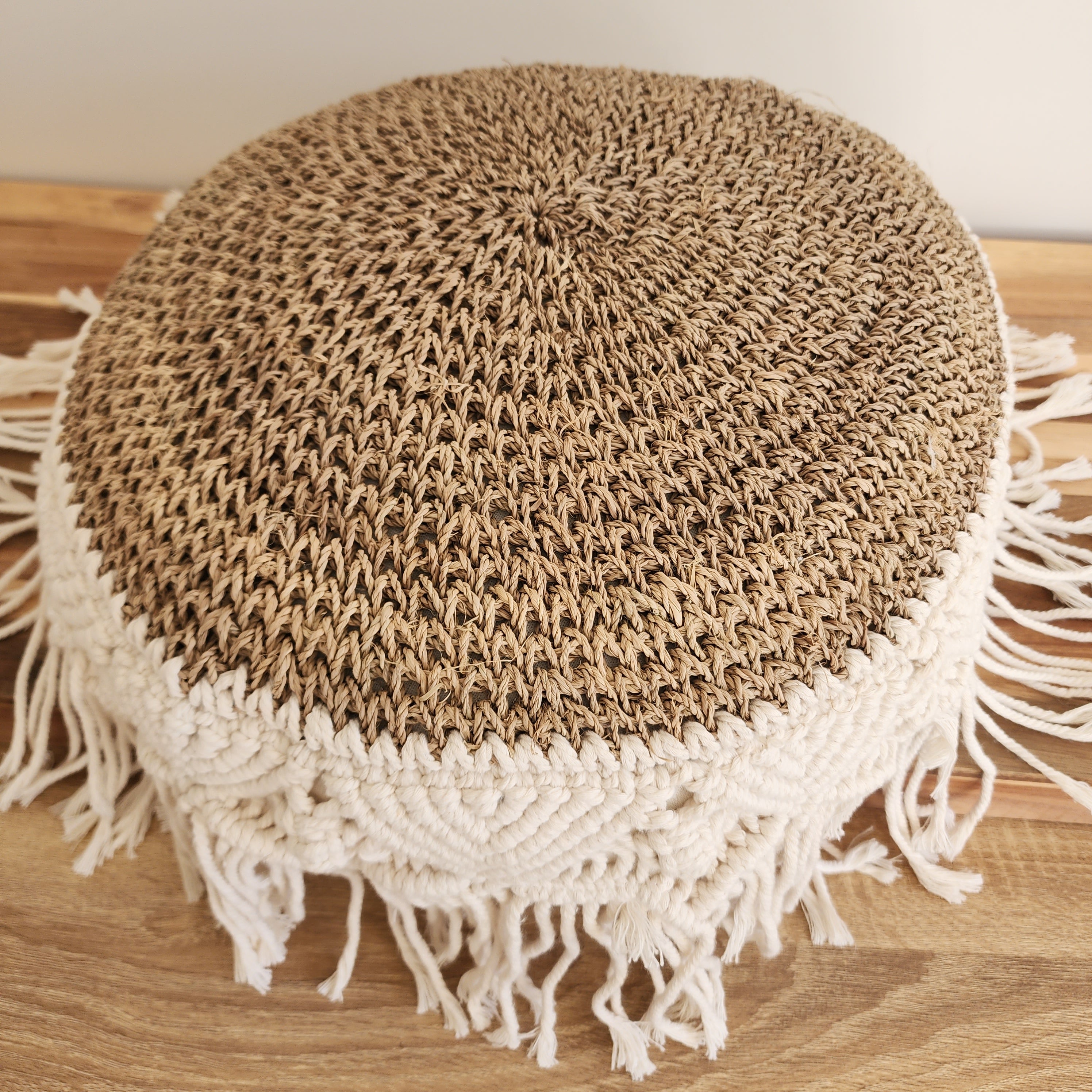 Zanzibar Round Macrame Cushion Cover | 45cm
