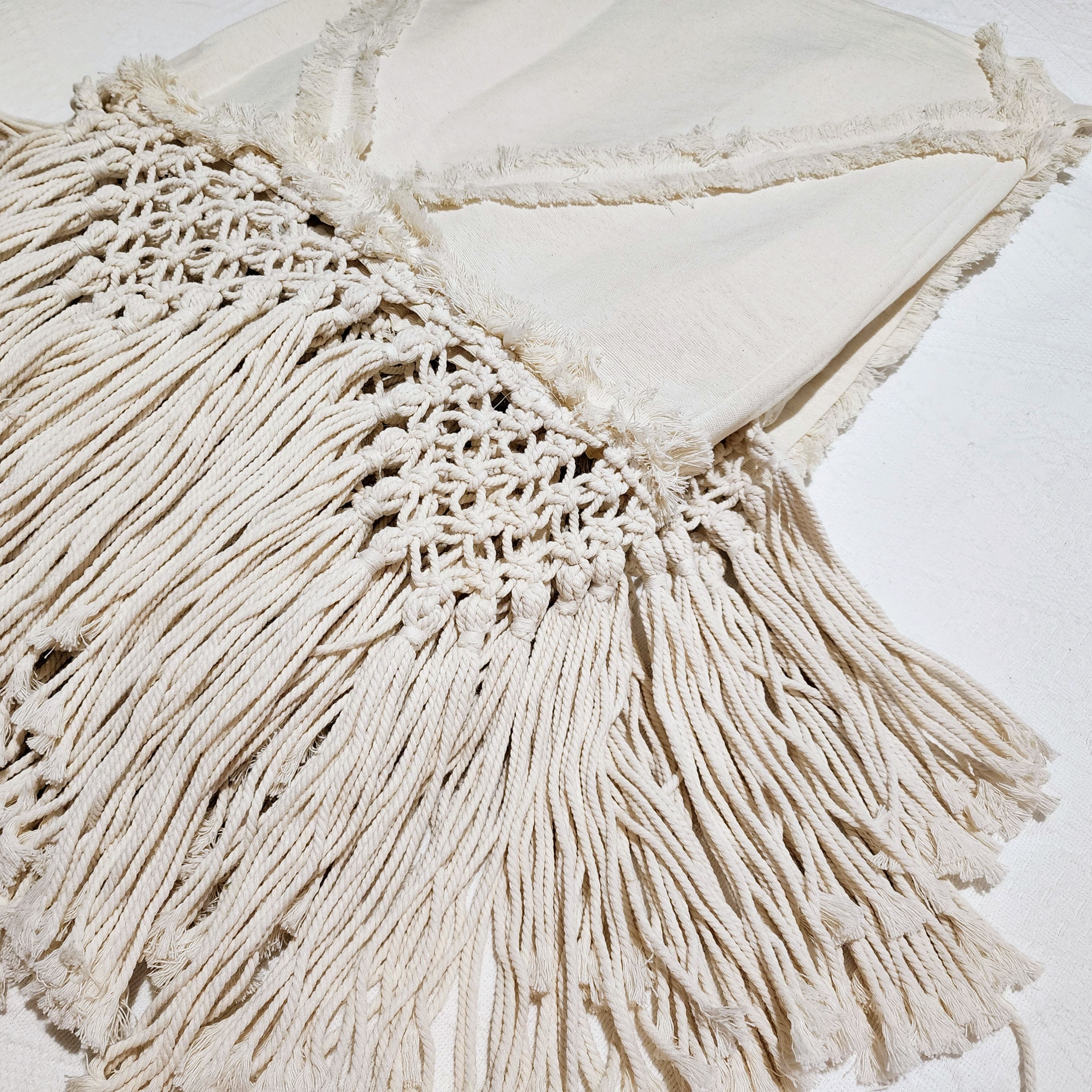 Zahara Macrame Statement Throw