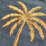Midnight Gold 3D Palm Cushion Cover | 50x50cm | Exclusive