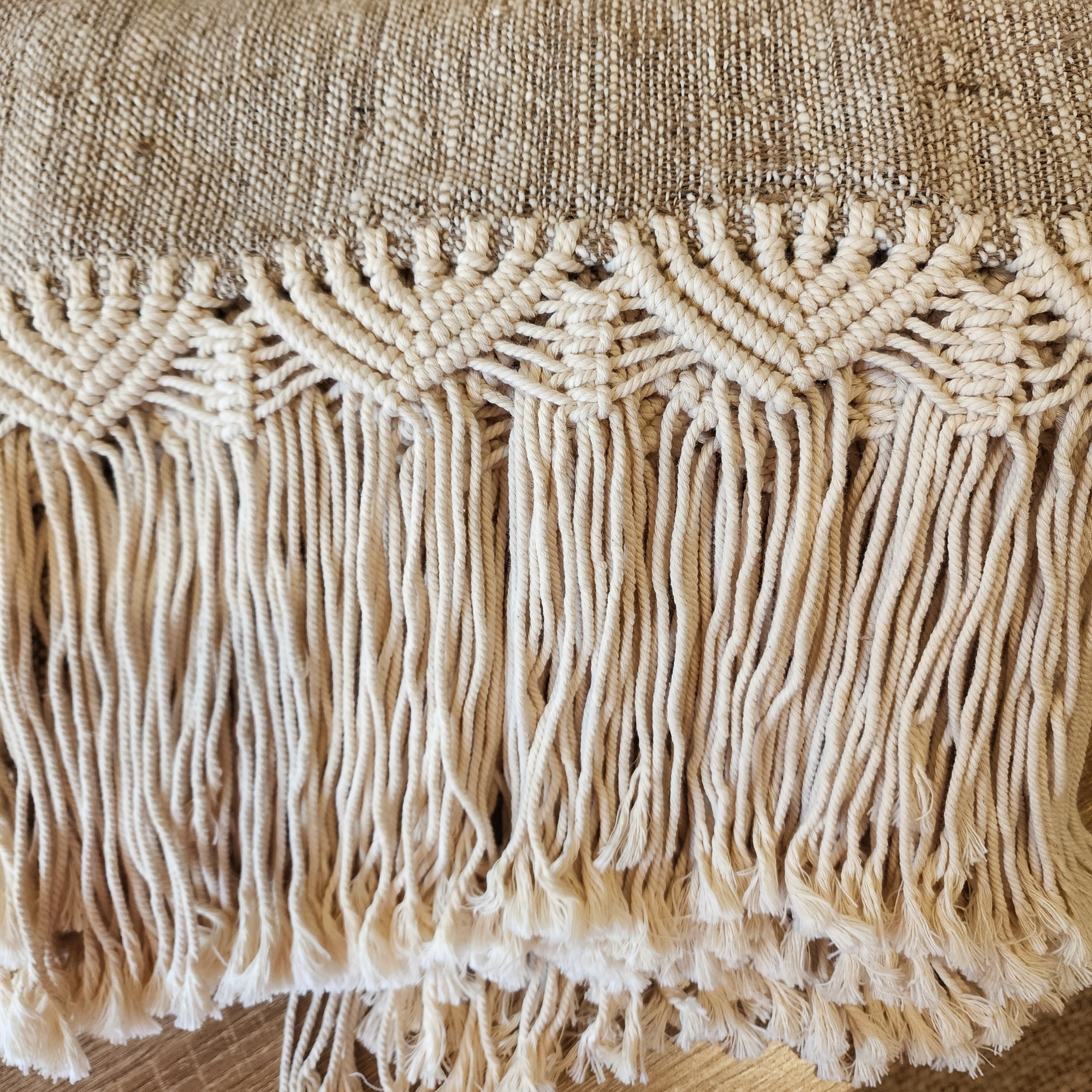 Coastal Escape Macrame Throw | Super King