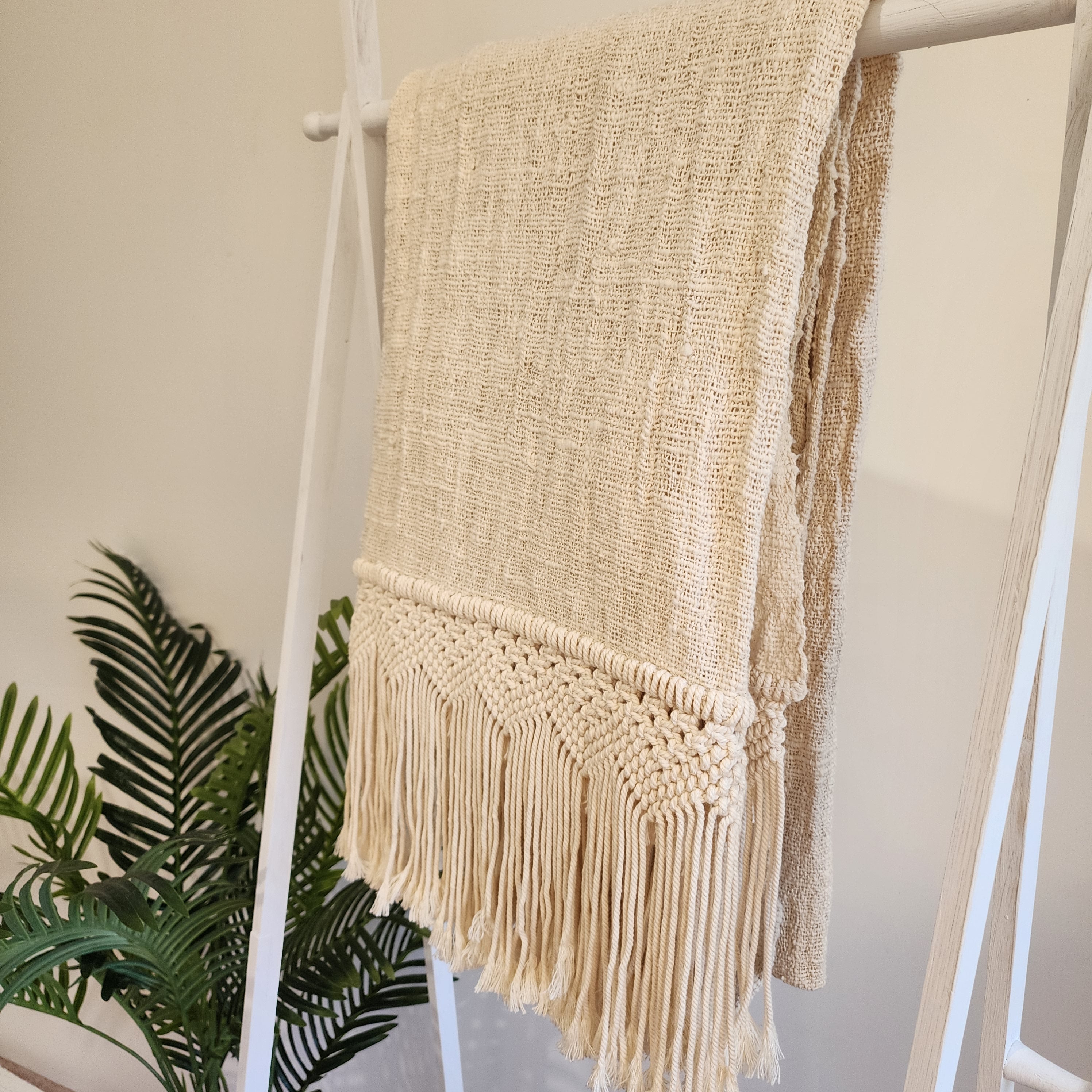 Boho Luxe Macrame Throw | Super King