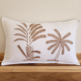 Latte Palms Lumbar Cushion Cover | 30x50cm