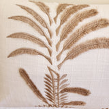 Latte Palms Lumbar Cushion Cover | 30x50cm