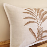 Latte Palms Lumbar Cushion Cover | 30x50cm