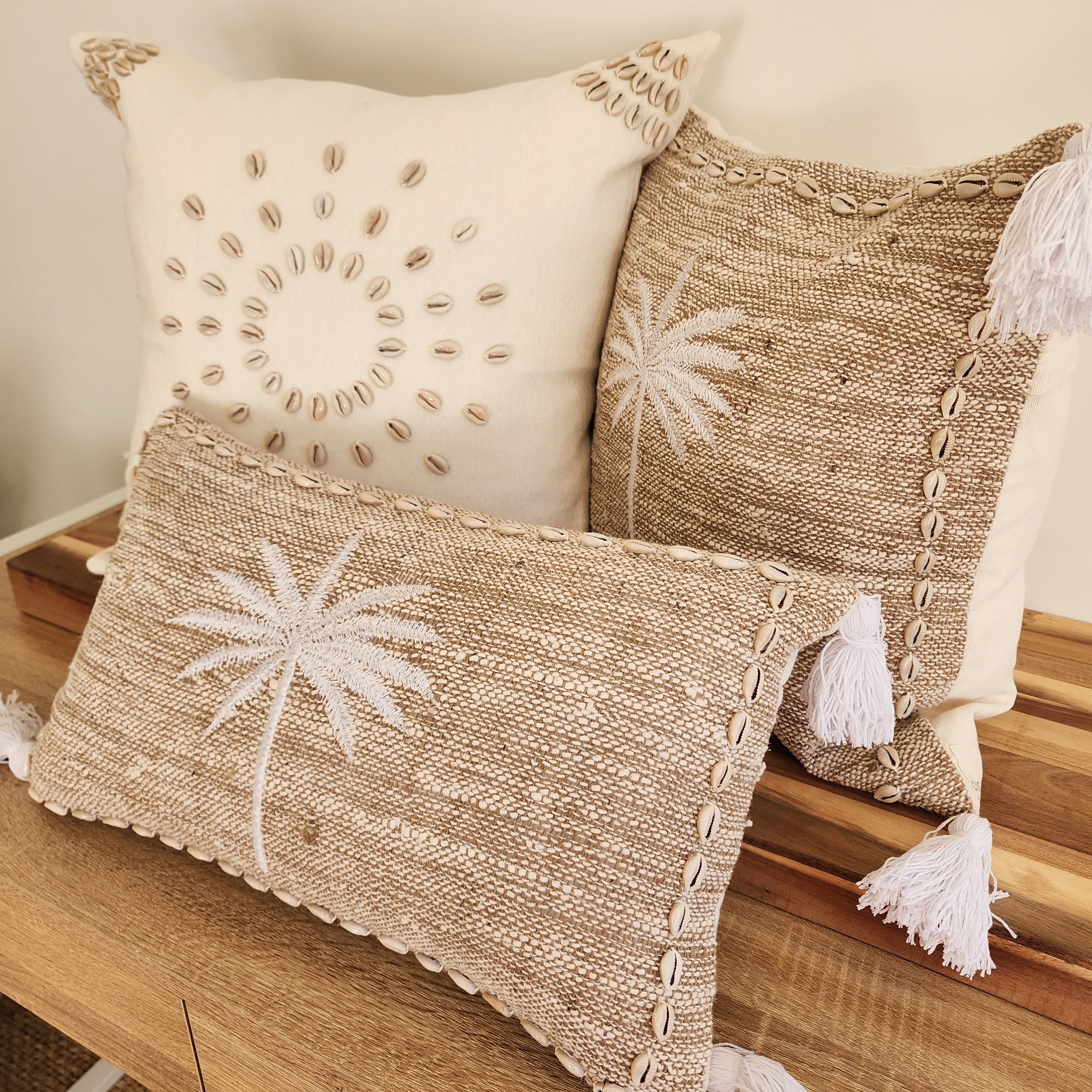 Paradise Palm Lumbar Cushion Cover | 30x50cm