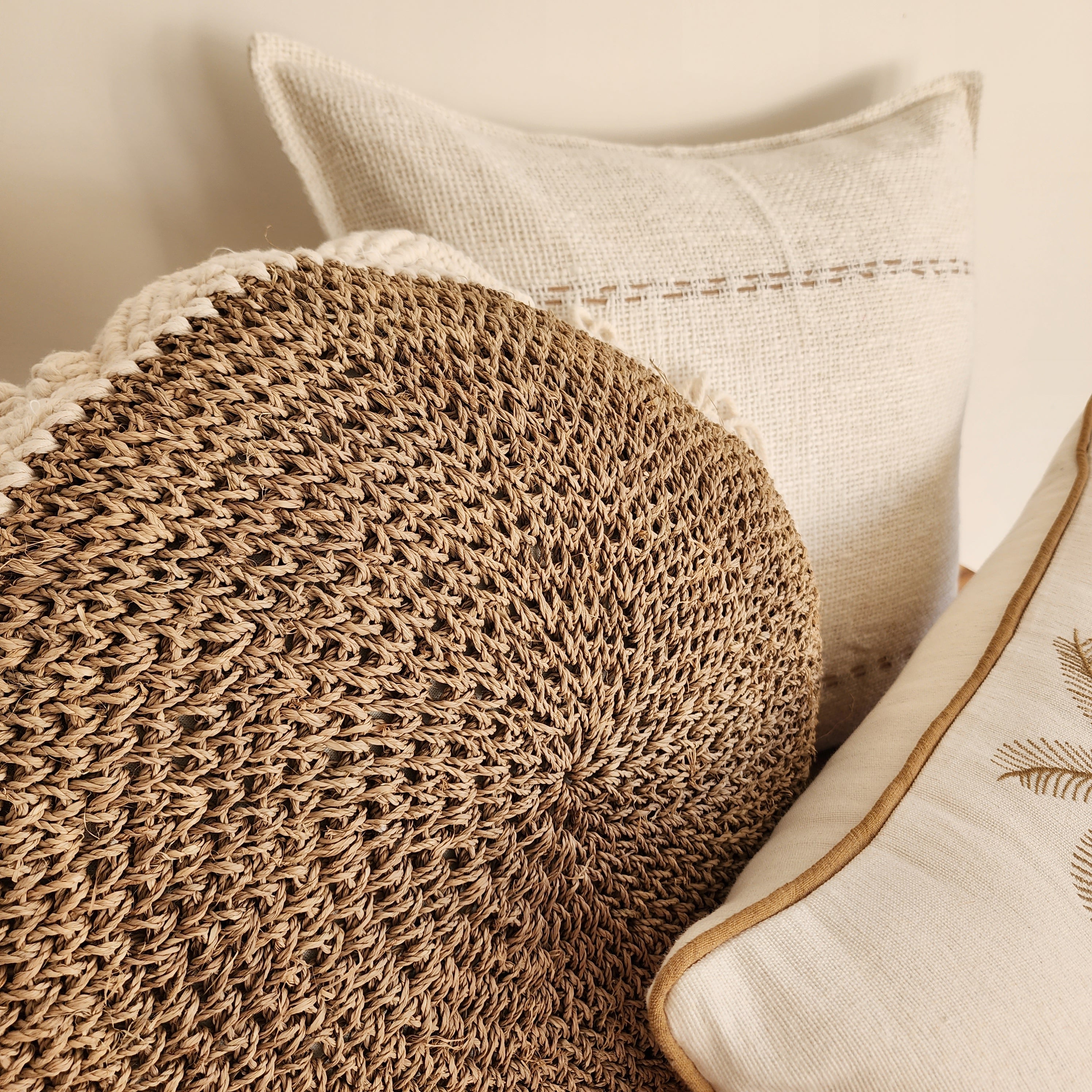 Zanzibar Round Macrame Cushion Cover | 45cm