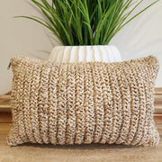 Maldives Raffia Lumbar Cushion Cover  | 30x50cm