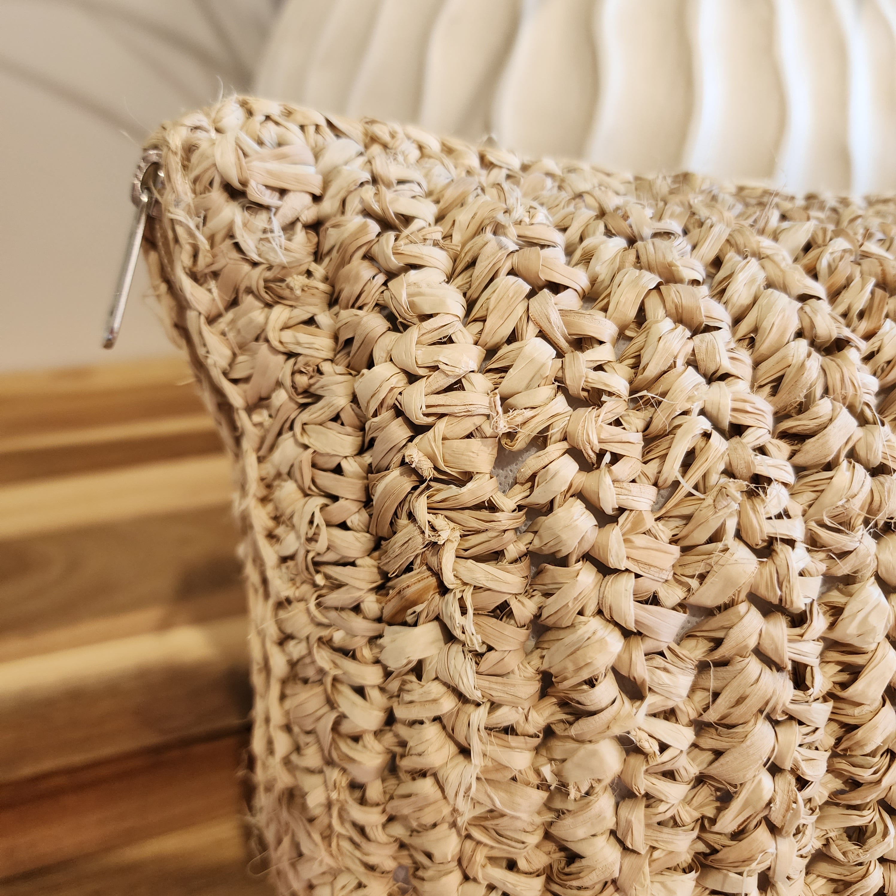 Maldives Raffia Lumbar Cushion Cover  | 30x50cm