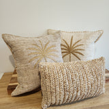 Maldives Raffia Lumbar Cushion Cover  | 30x50cm