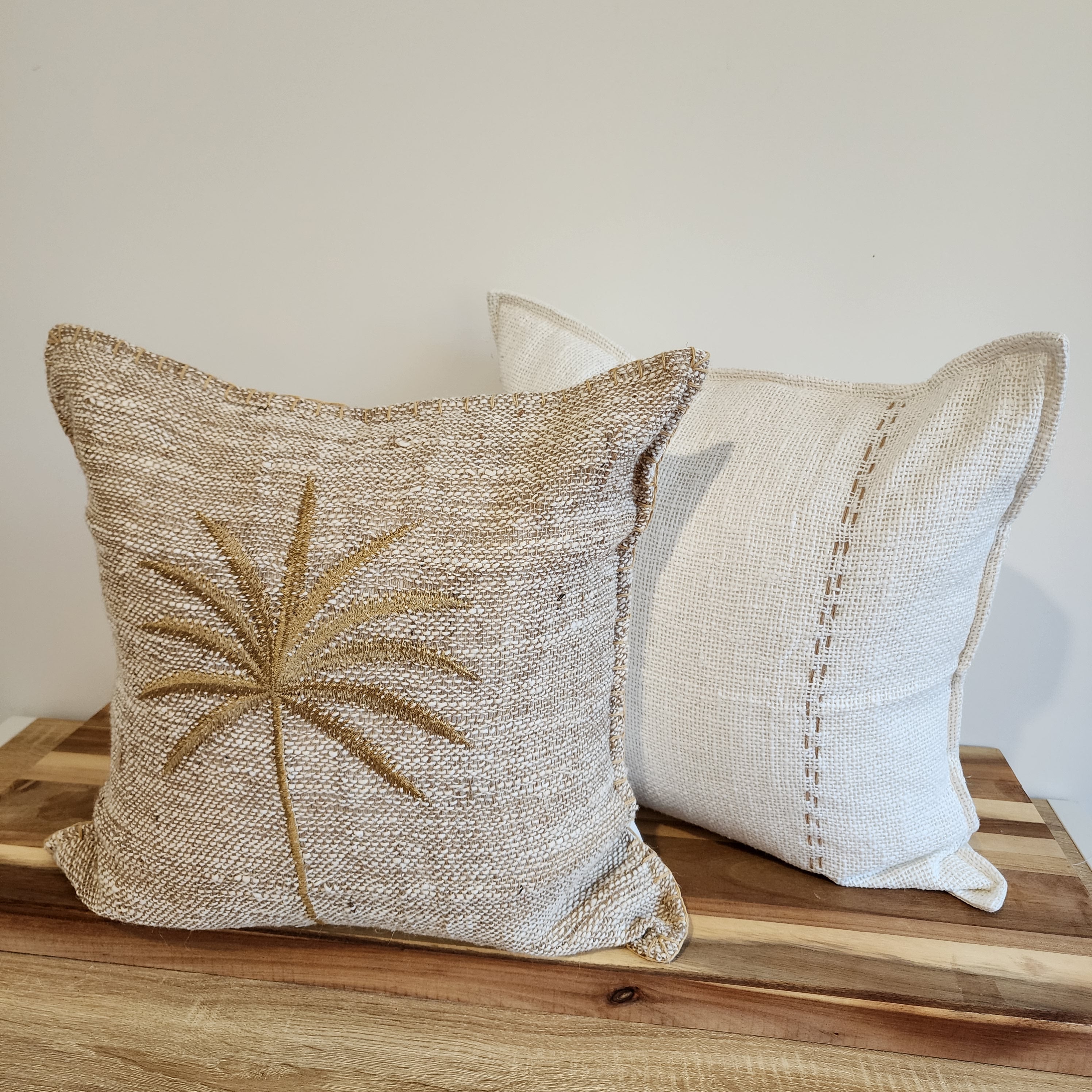 Coastal Husk Cushion Cover | Cinnamon | 50x50cm