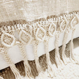 Coastal Retreat Macrame Throw
