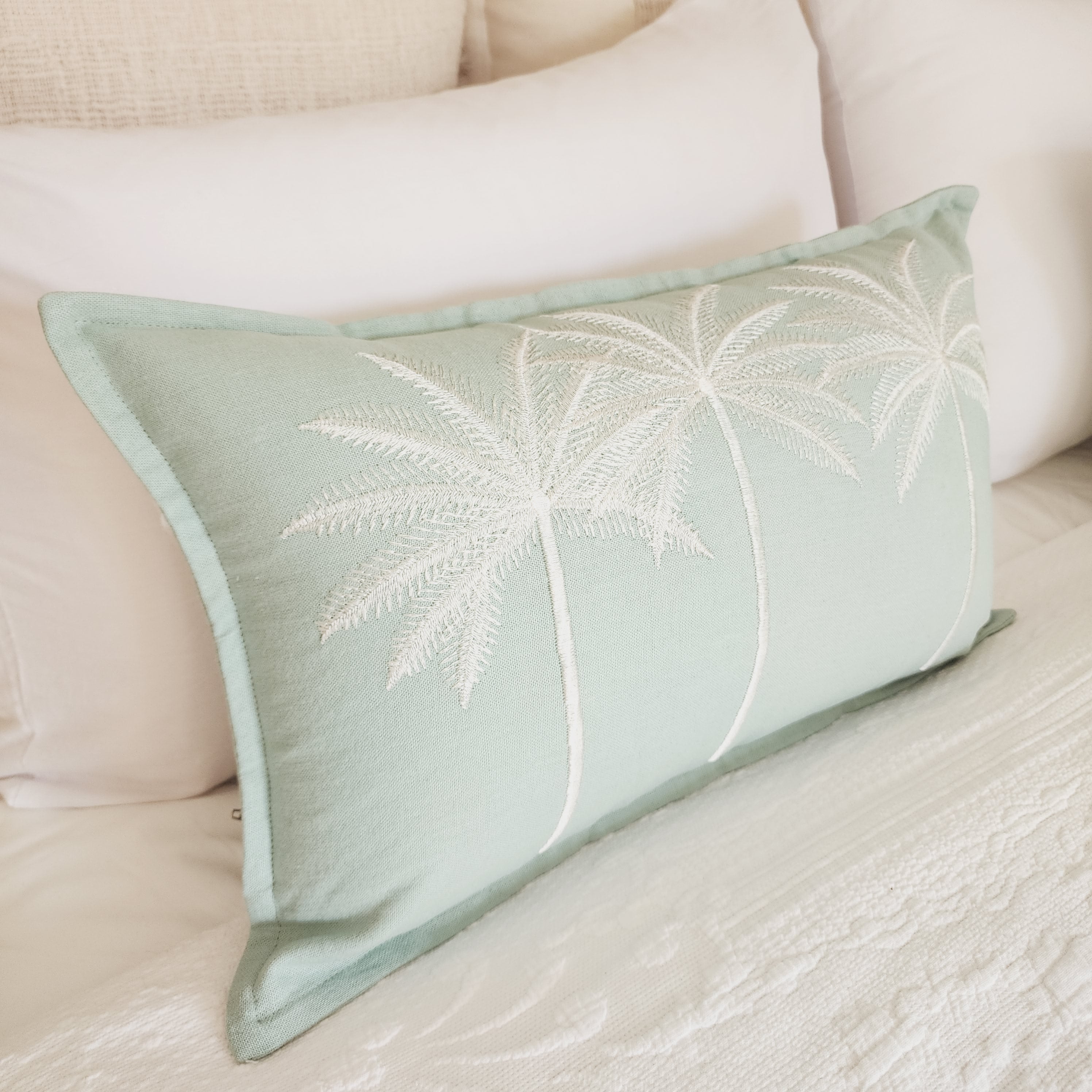 Caribbean Palms Cushion Cover | 30x50cm