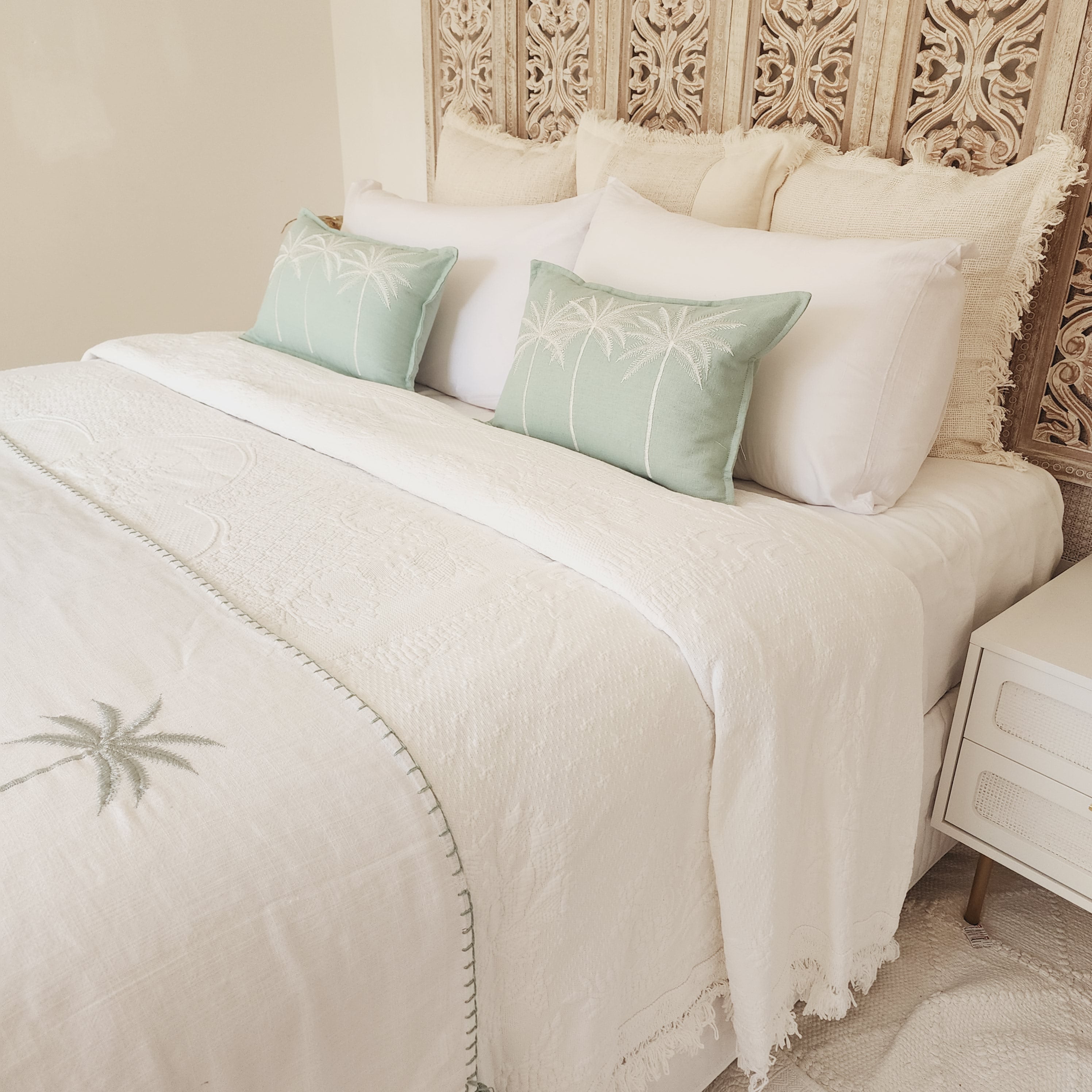Caribbean Palms Cushion Cover | 30x50cm