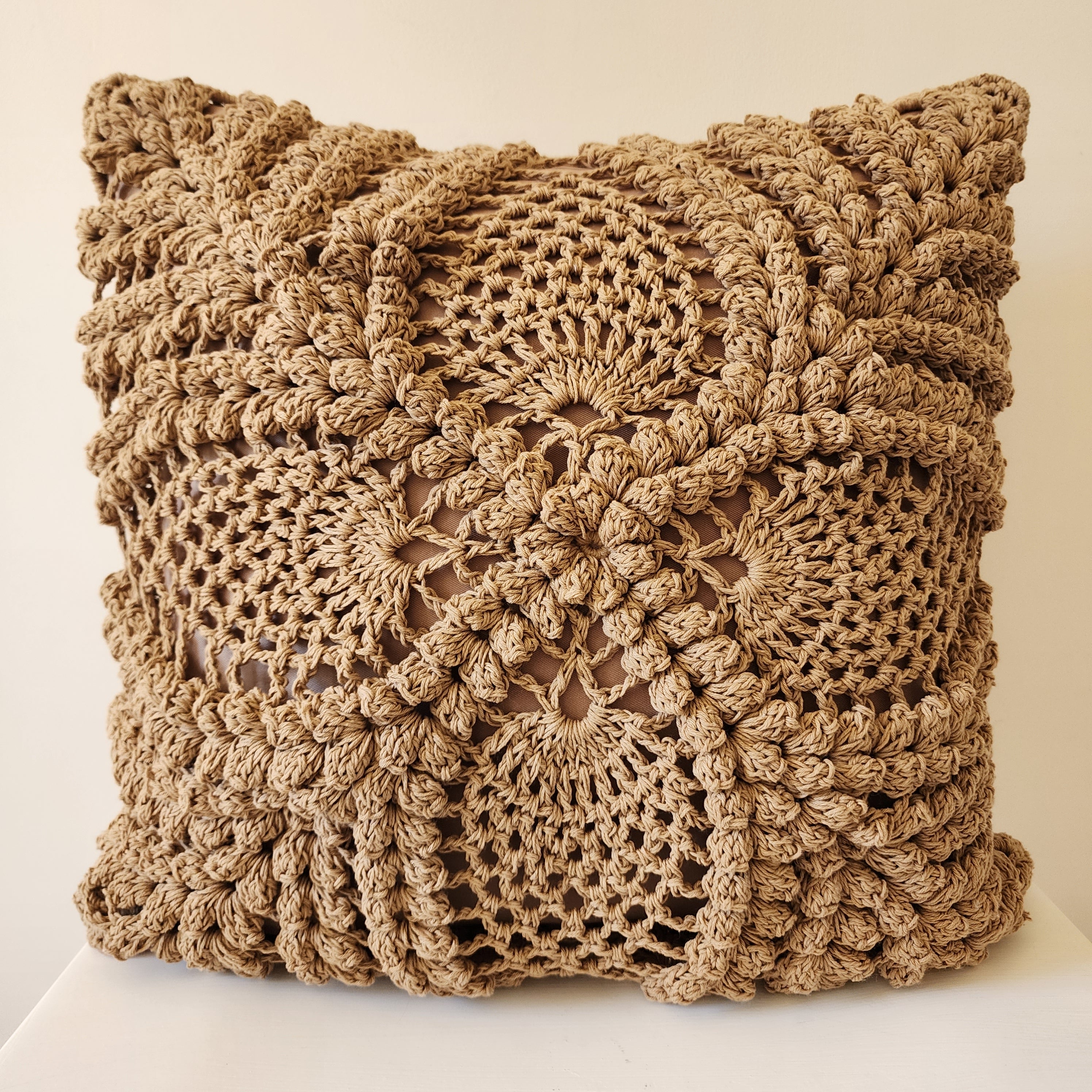 Seychelles Mocha Bed Runner | Throw | Crochet