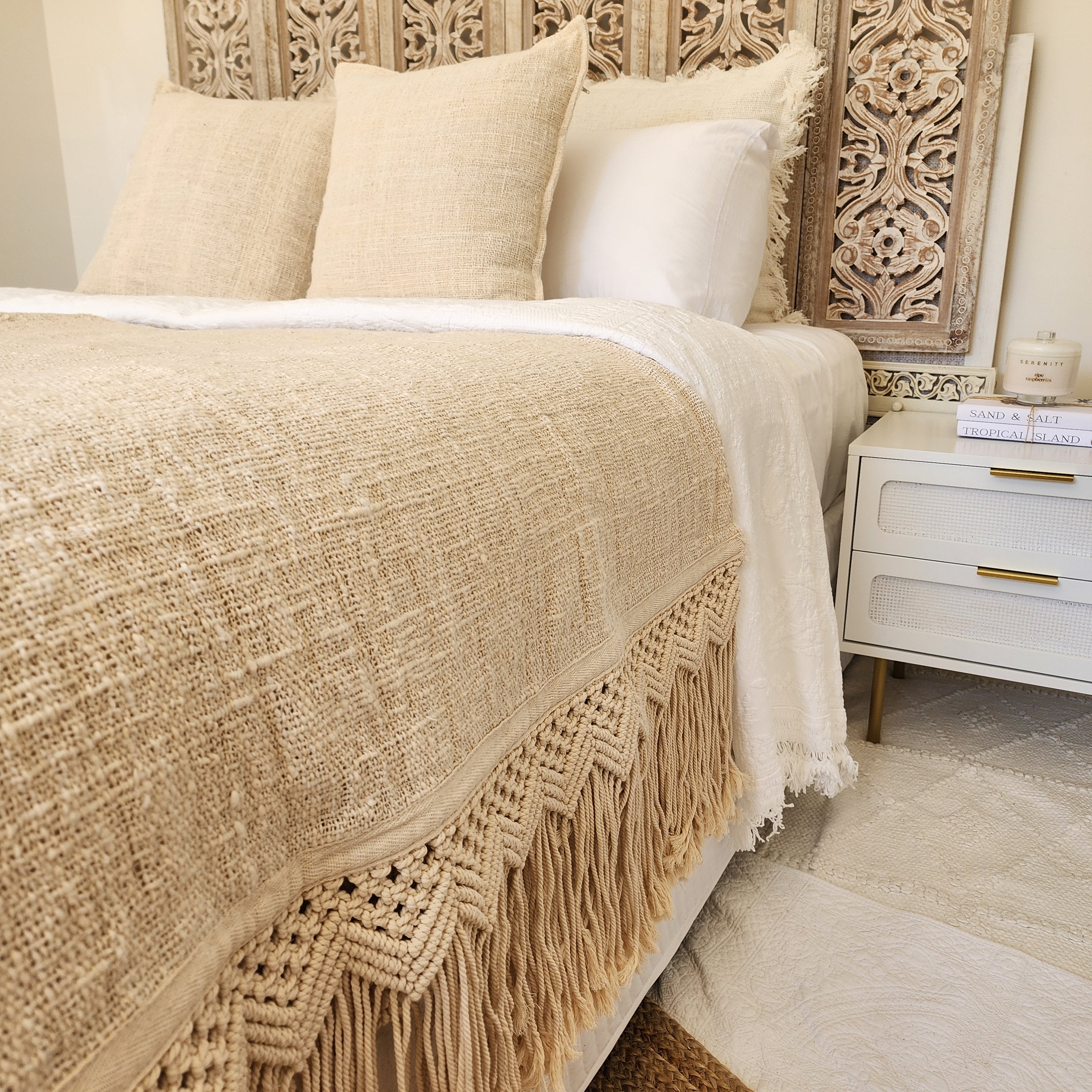 Boho Luxe Macrame Throw | Best Selling Throw