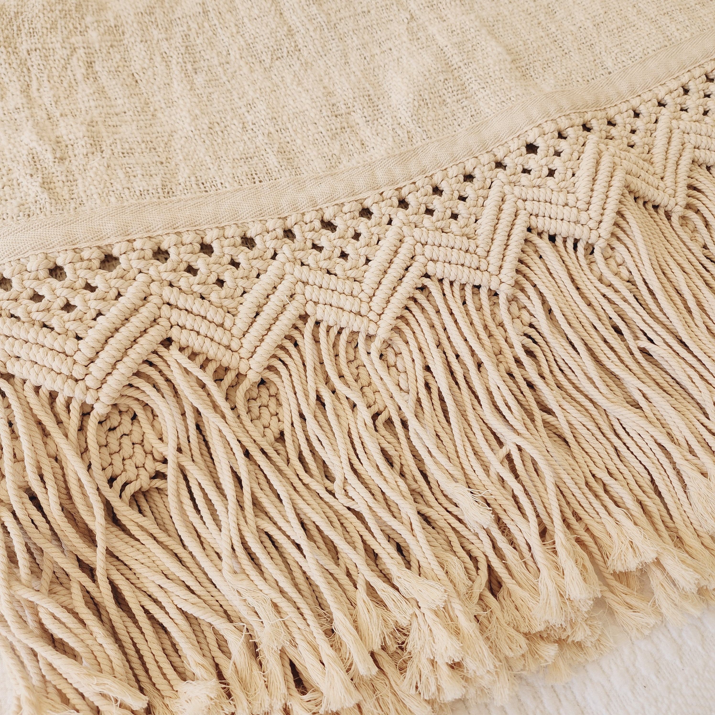 Boho Luxe Macrame Throw | Best Selling Throw