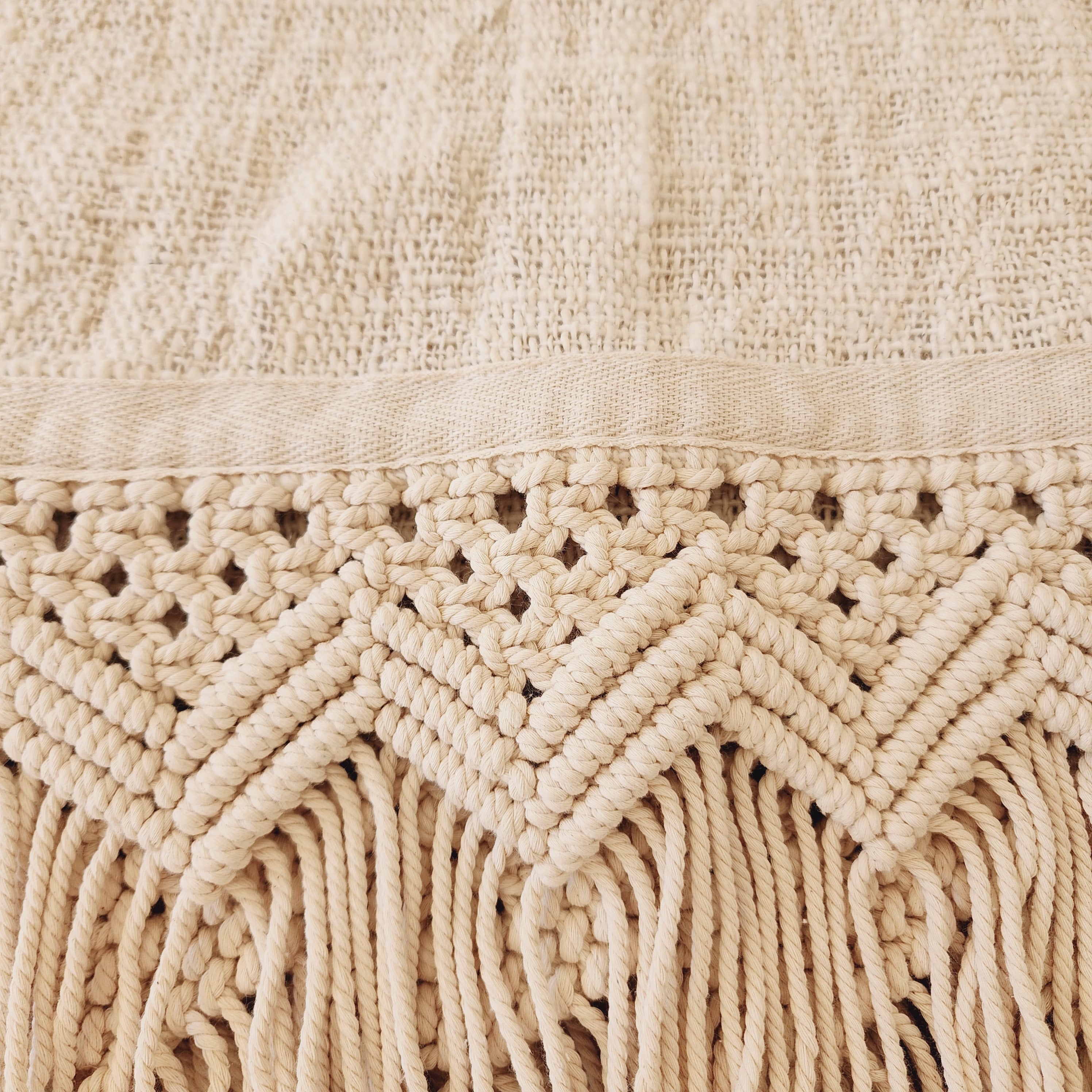 Boho Luxe Macrame Throw | Best Selling Throw