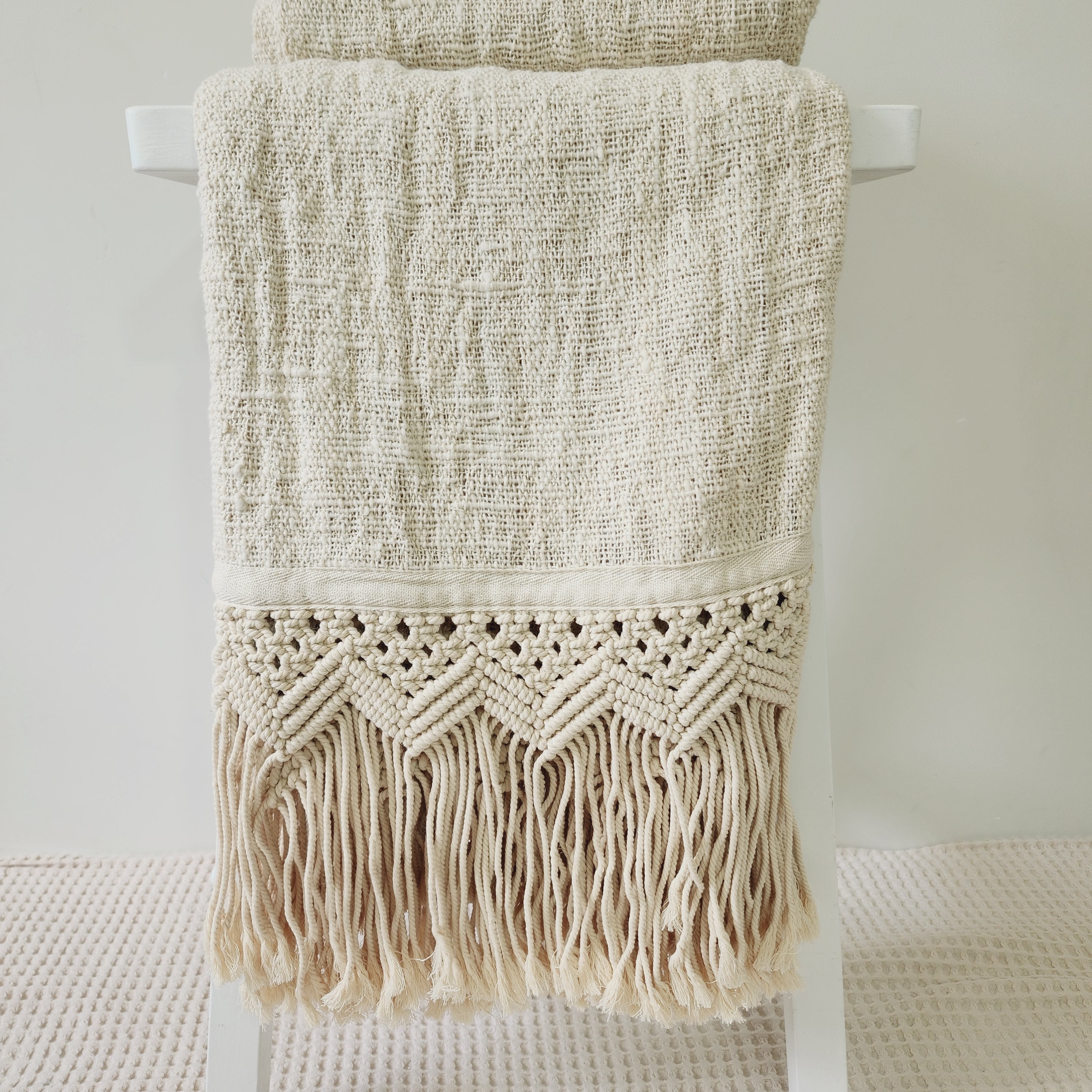 Boho Luxe Macrame Throw | Best Selling Throw