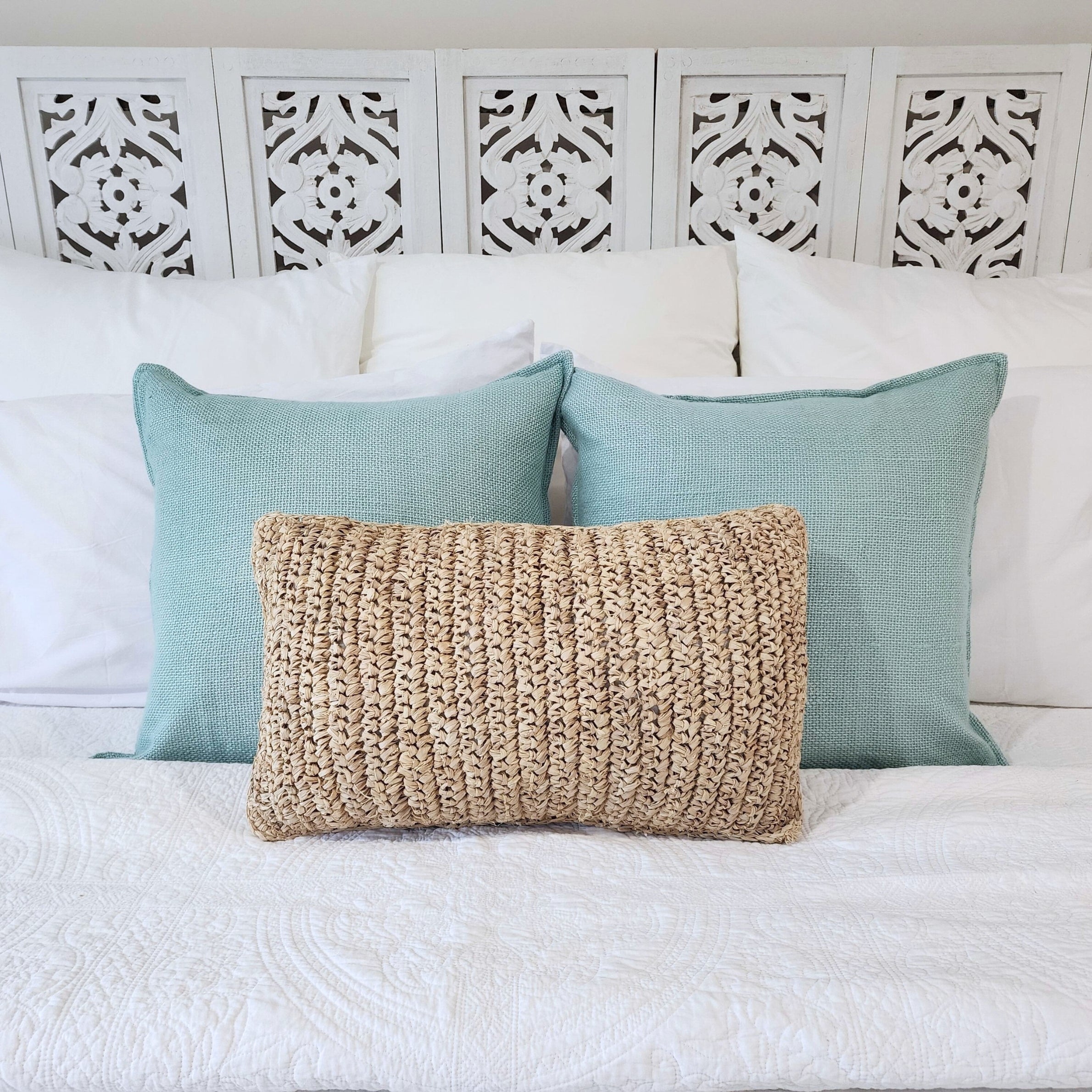 Biscay Blue Cushion Cover | 50x50cm