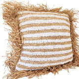 Maldives Raffia Stripe Cushion Cover | 50x50cm