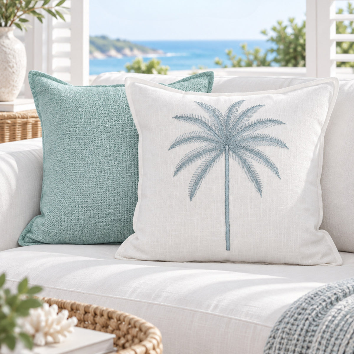 Palm Spritz Cushion Cover | 50x50cm