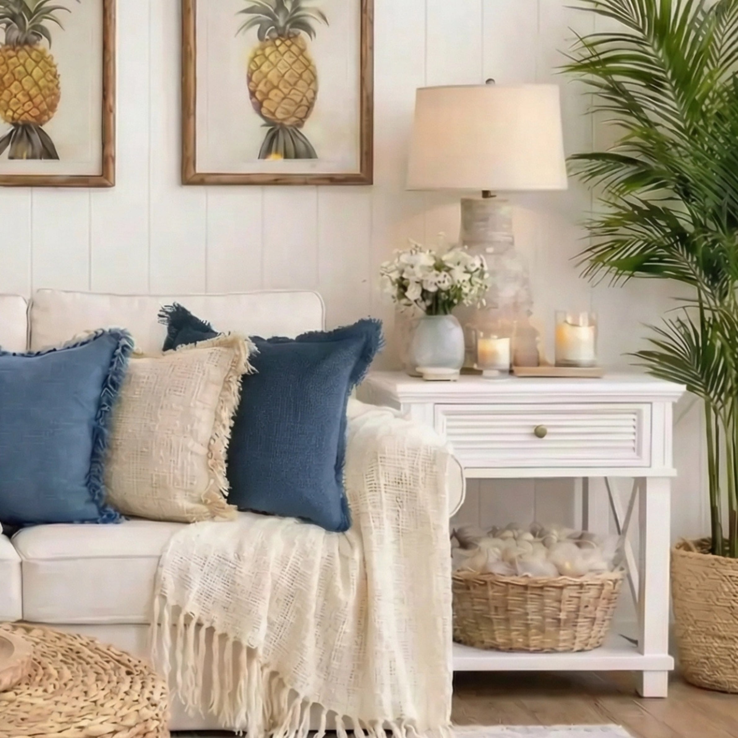Sapphire Sea Cushion Cover | 50x50cm