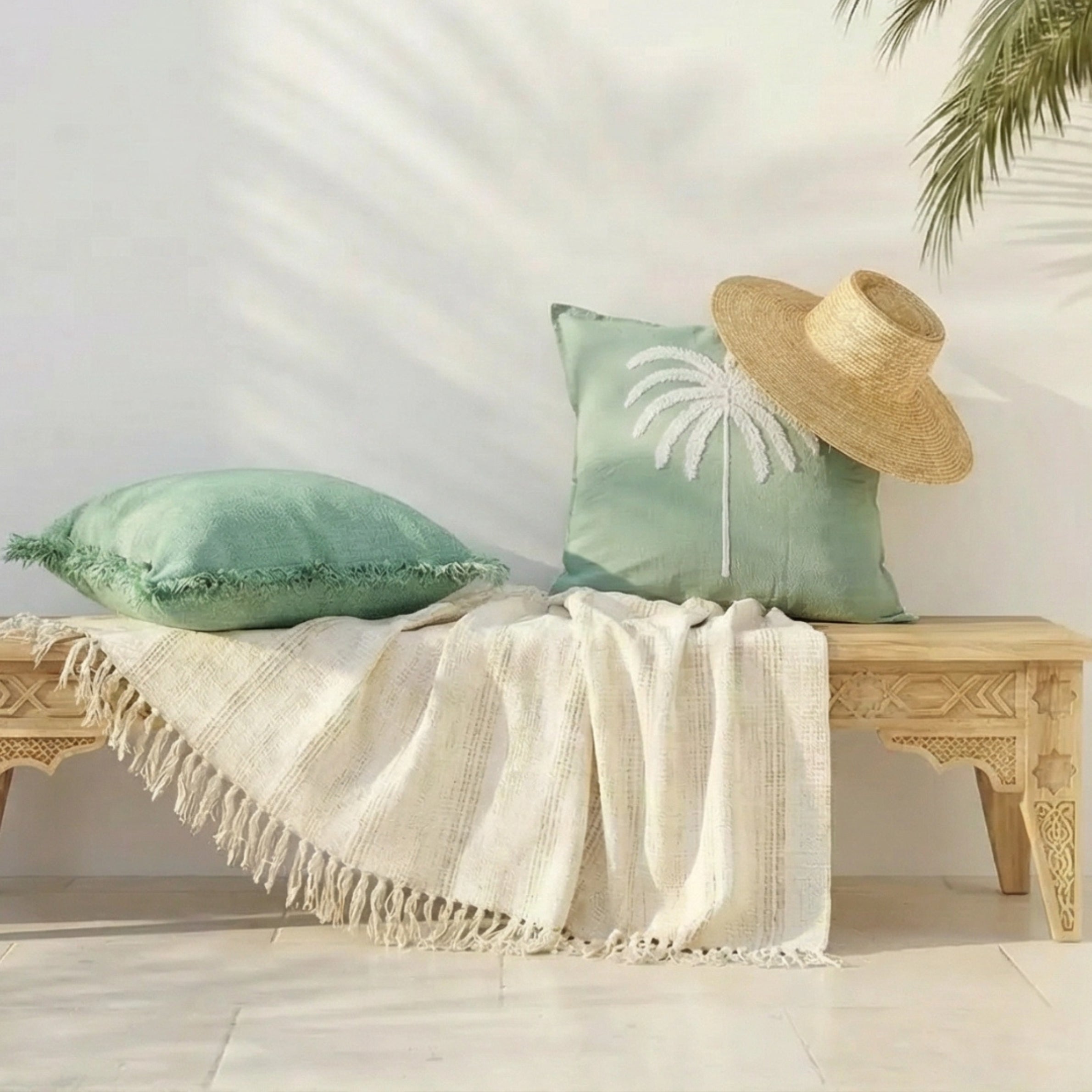 Mint Martini Cushion Cover | 50x50cm