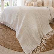 Luna Luxe Throw | Fringe | Oversized 2.5m