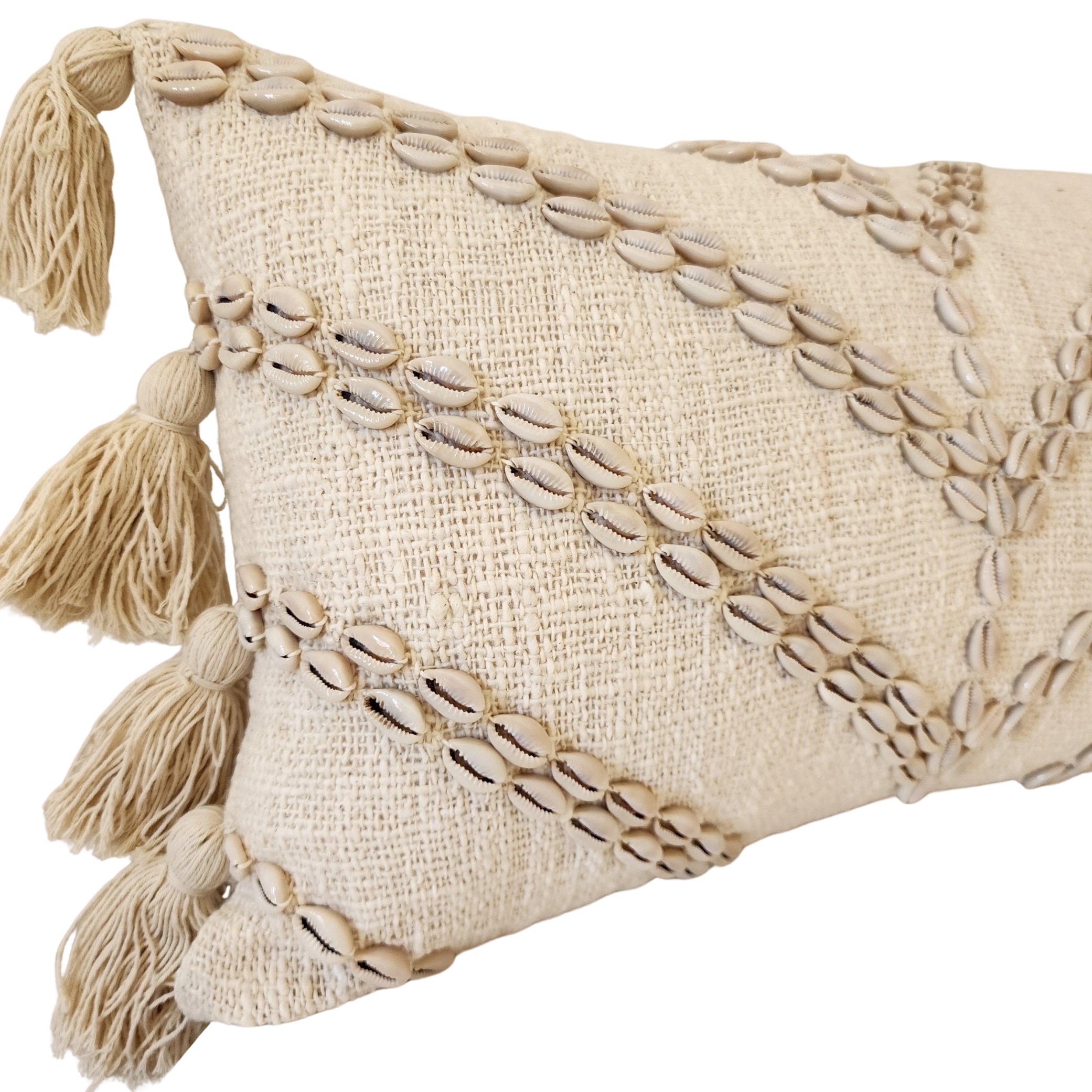 Solana Shell Lumbar Cushion Cover | 30x50cm