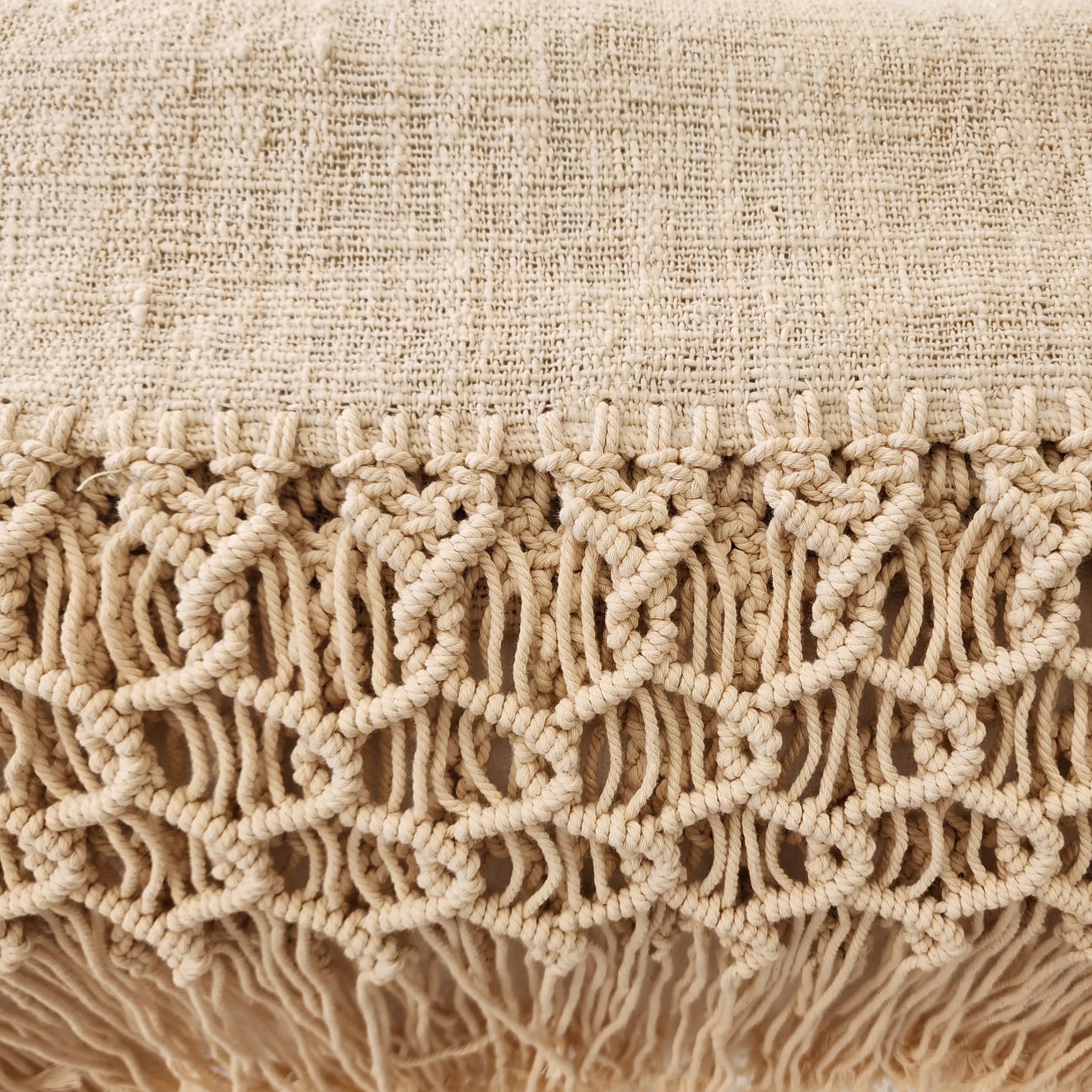 Casa Coastal Throw | Cotton | Macrame