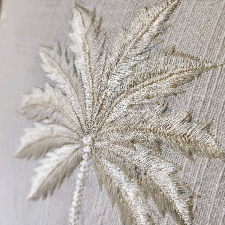 Palm Cove Ivory Cushion Cover | 50x50cm