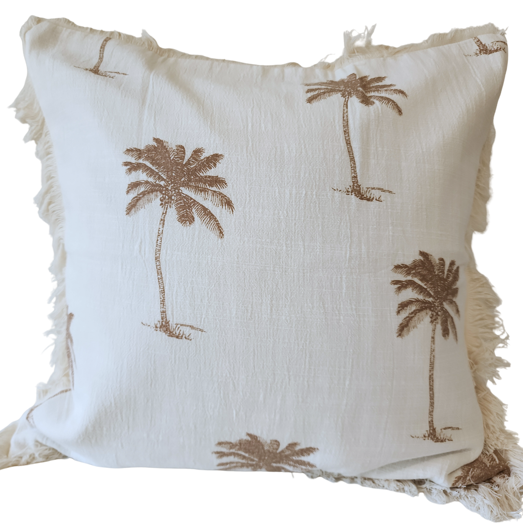 Kokomo Blue Palm Cushion Cover | 50x50cm