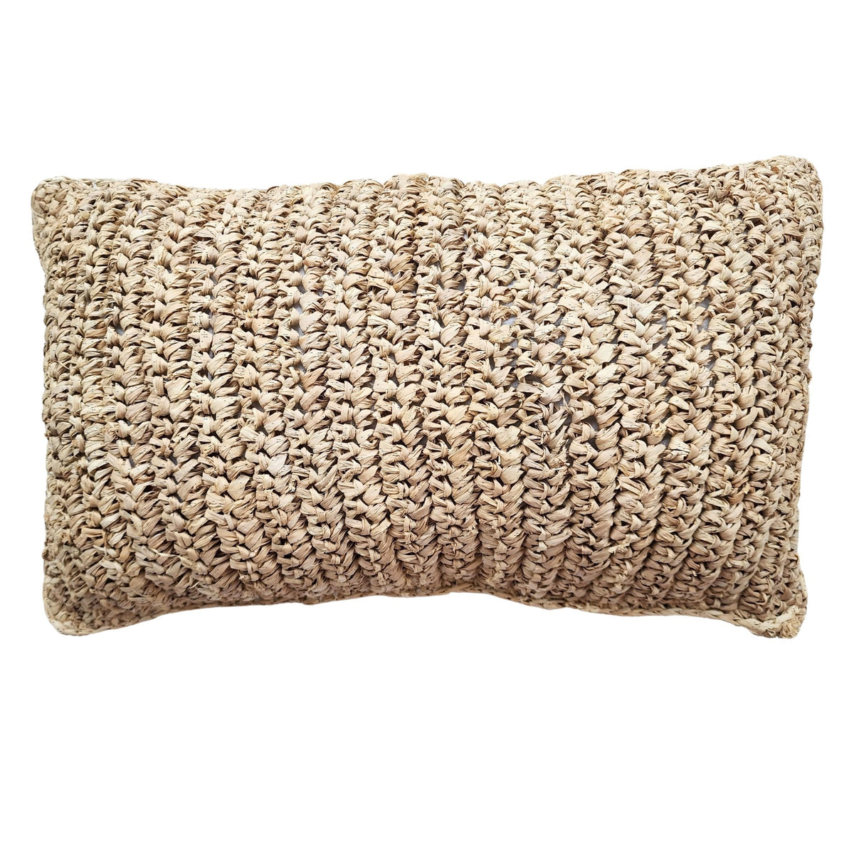 Maldives Raffia Lumbar Cushion Cover  | 30x50cm
