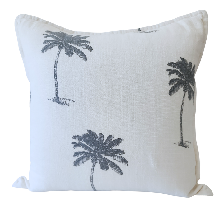 Kokomo Blue Palm Cushion Cover | 40x40cm