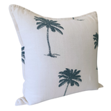 Kokomo Blue Palm Cushion Cover | 40x40cm