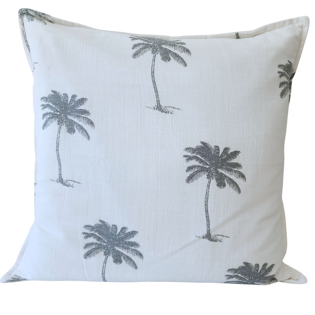 Kokomo Blue Palm Cushion Cover | 40x40cm