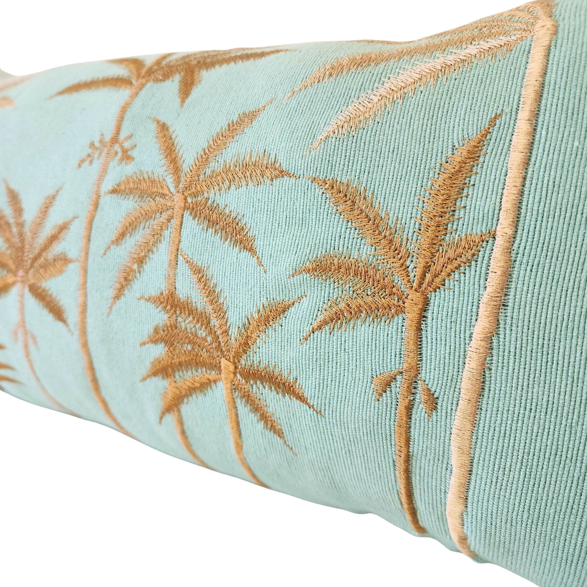 Blue Hawaii Long Lumbar Cushion Cover | 70x30cm