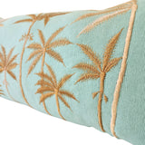 Blue Hawaii Long Lumbar Cushion Cover | 70x30cm