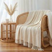 Luna Luxe Throw | Fringe | Oversized 2.5m