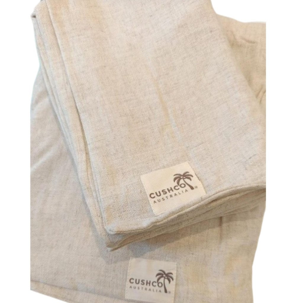 Acapulco Sand Pure Linen Quilt Cover Set | Q | K | SK