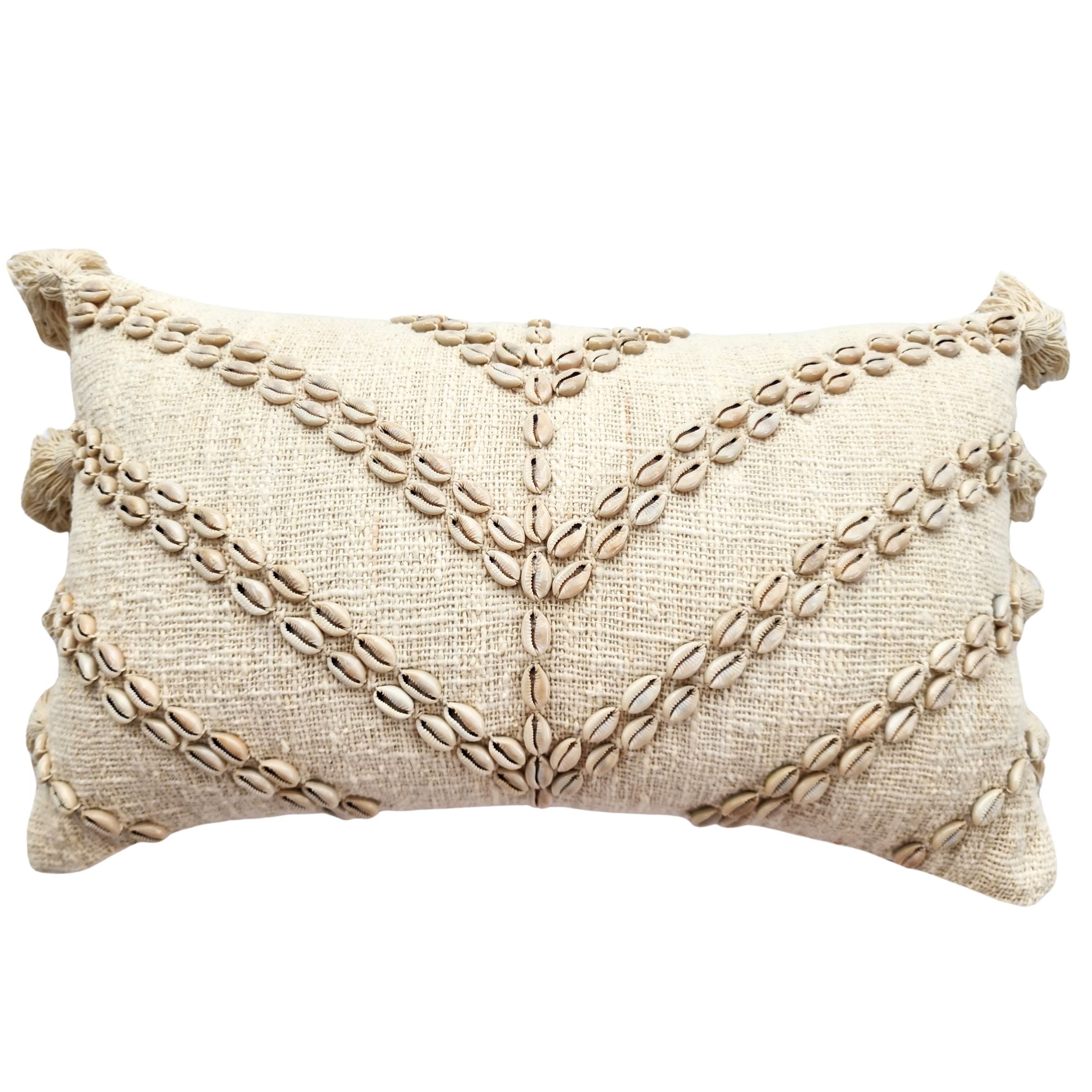 Solana Shell Lumbar Cushion Cover | 30x50cm