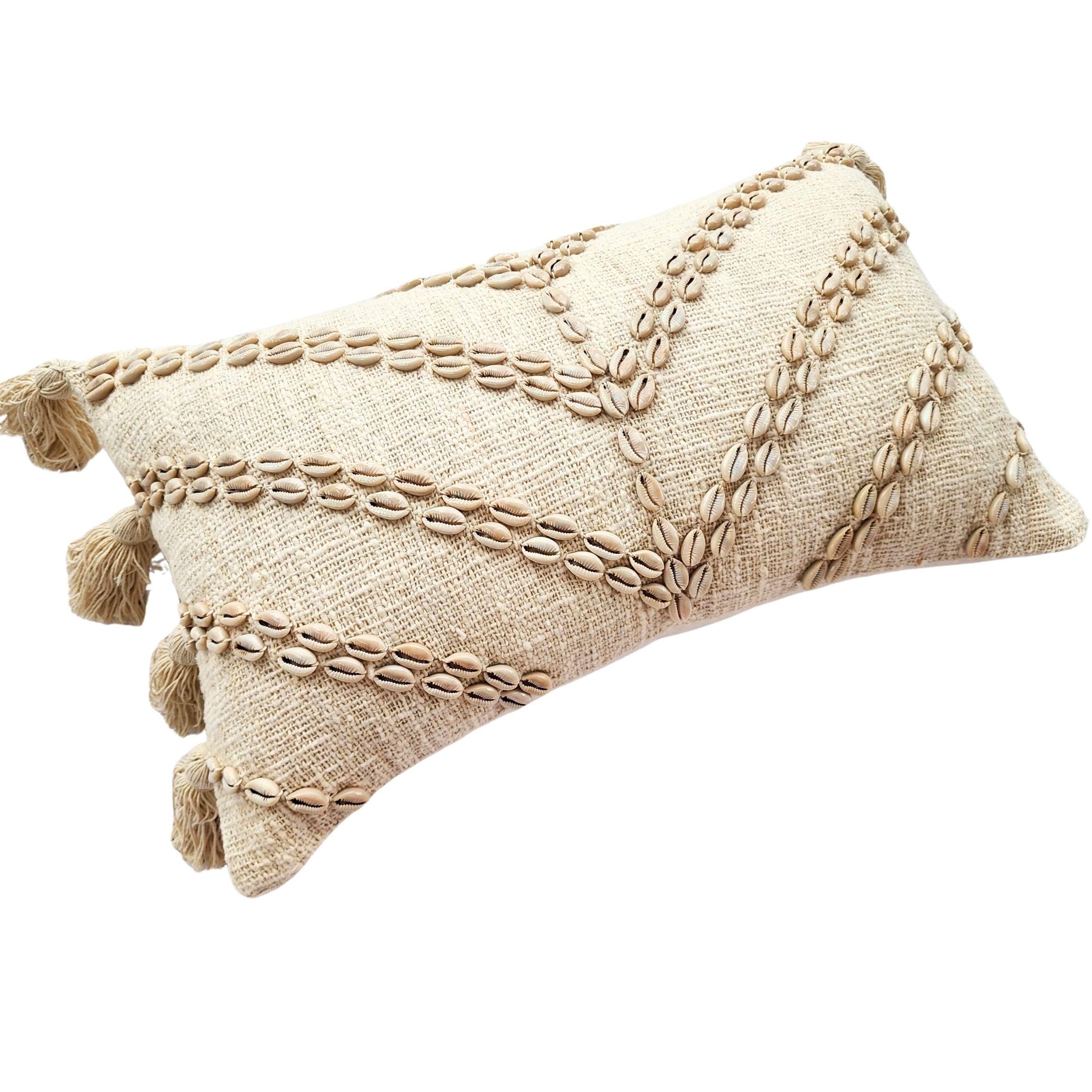 Solana Shell Lumbar Cushion Cover | 30x50cm