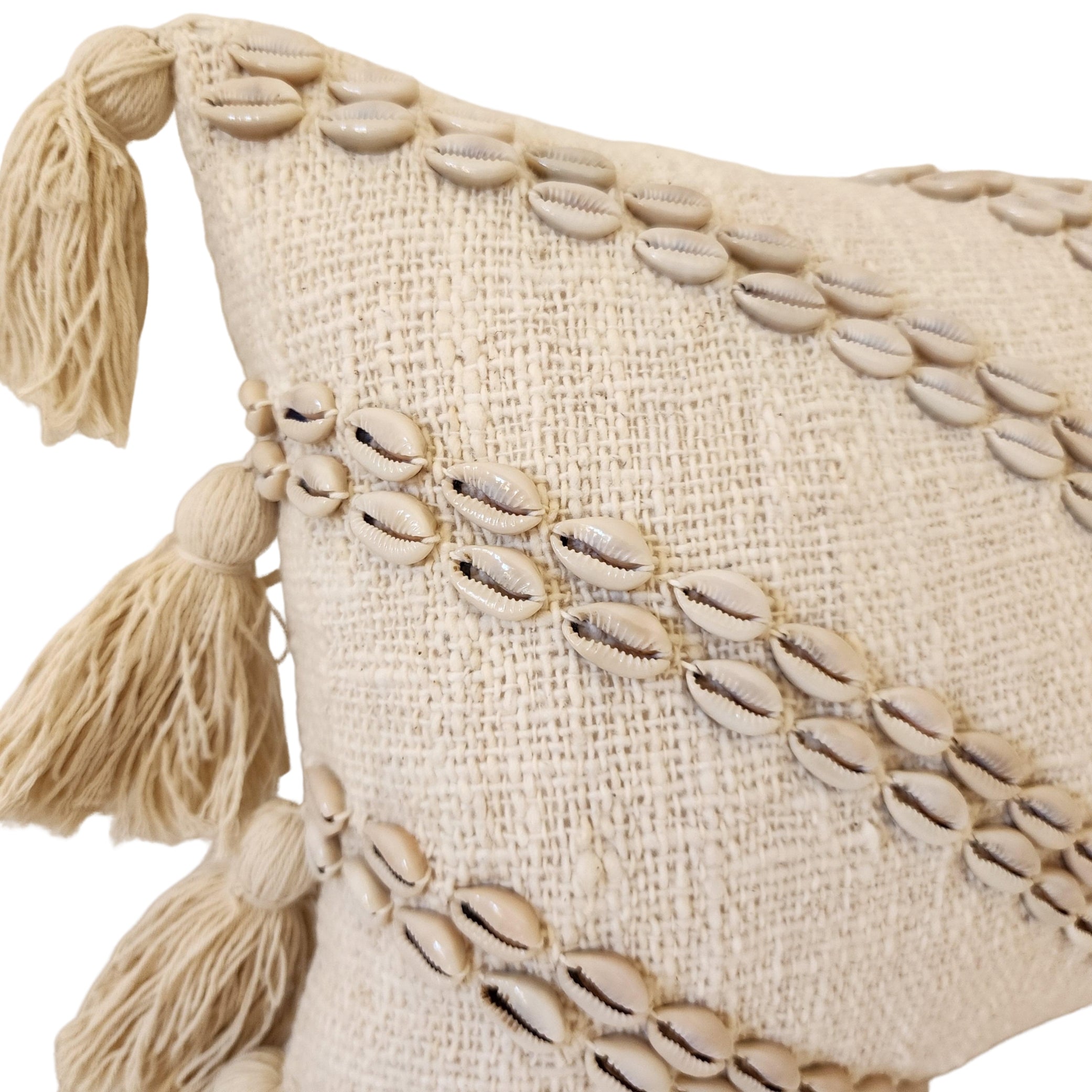 Solana Shell Lumbar Cushion Cover | 30x50cm