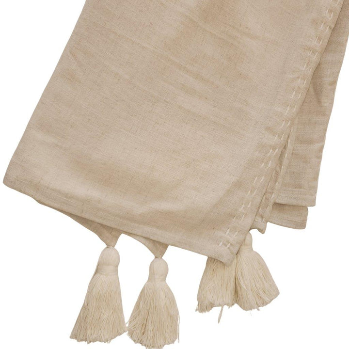 Linen Luxe Throw | Tassel | 2.4m x 1.3m